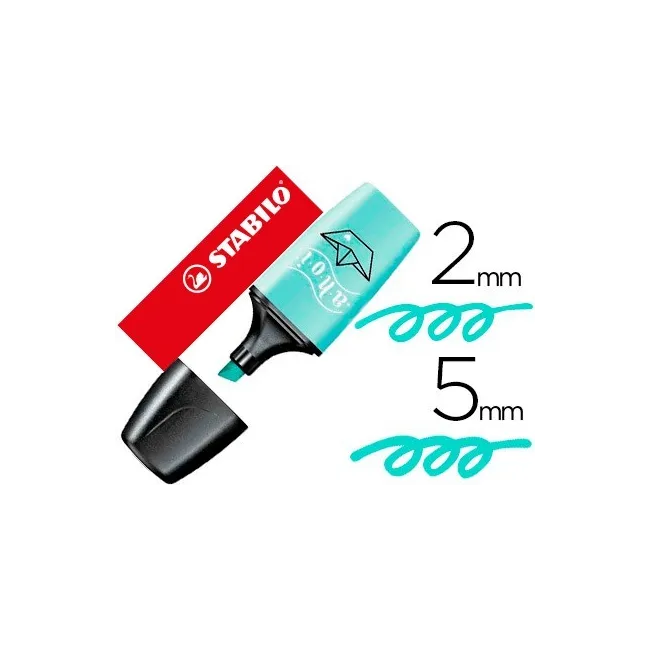 ROTULADOR STABILO BOSS MINI PASTELLOVE TOQUE DE TURQUESA