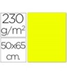 CARTULINA FLUORESCENTE AMARILLA 50X65 CM