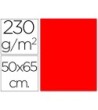 CARTULINA FLUORESCENTE ROJA 50X65 CM