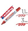 ROTULADOR EDDING PARA PIZARRA BLANCA 660 COLOR ROJO PUNTA REDONDA 1...