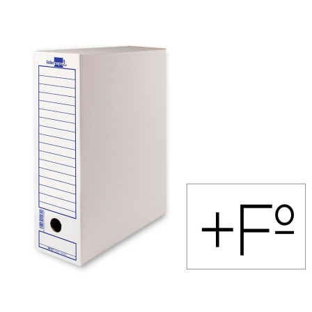 CAJA ARCHIVO DEFINITIVO LIDERPAPEL 105 FOLIO PROLONGADO