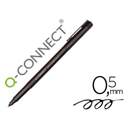 ROTULADOR Q-CONNECT RETROPROYECCION PUNTA FIBRA SUPER FINA REDONDA ...