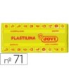 PLASTILINA JOVI 71 AMARILLO OSCURO -UNIDAD -TAMAÑO MEDIANO