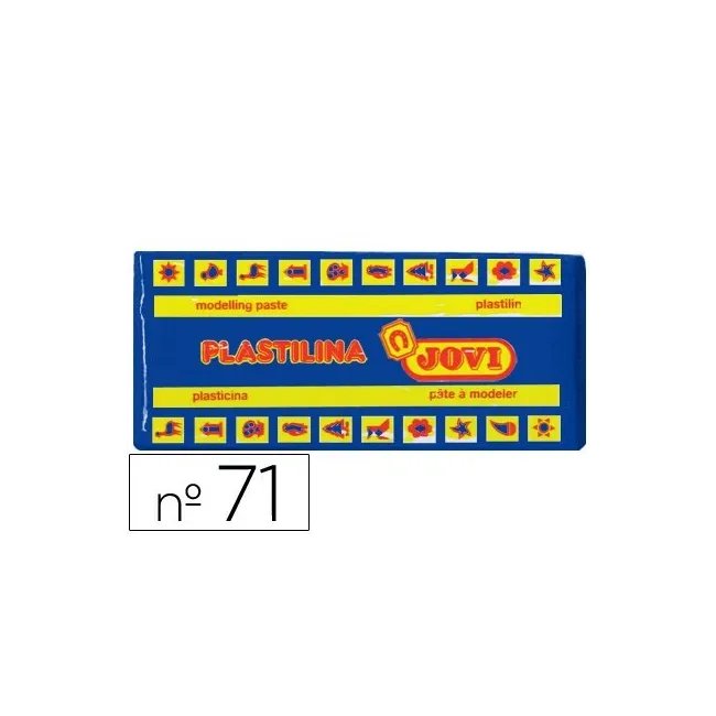 PLASTILINA JOVI 71 AZUL OSCURO -UNIDAD -TAMAÑO MEDIANO