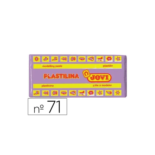 PLASTILINA JOVI 71 LILA -UNIDAD -TAMAÑO MEDIANO
