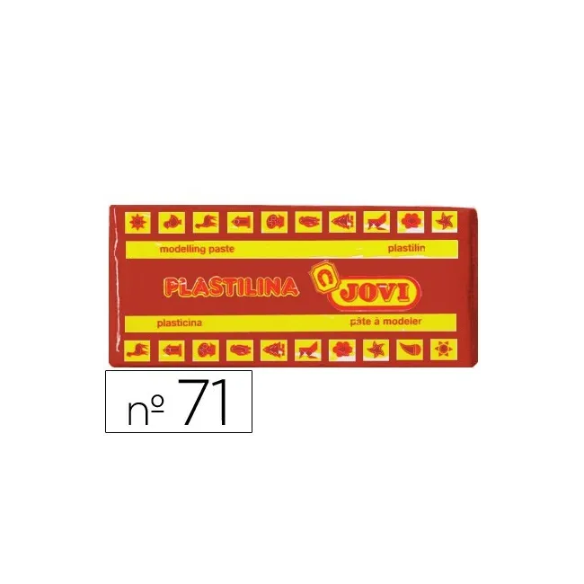 PLASTILINA JOVI 71 MARRON -UNIDAD -TAMAÑO MEDIANO
