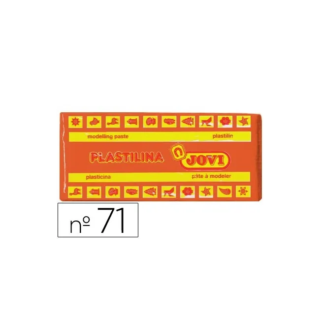 PLASTILINA JOVI 71 NARANJA -UNIDAD -TAMAÑO MEDIANO
