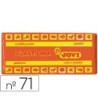 PLASTILINA JOVI 71 NARANJA -UNIDAD -TAMAÑO MEDIANO