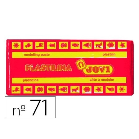 PLASTILINA JOVI 71 RUBI -UNIDAD -TAMAÑO MEDIANO