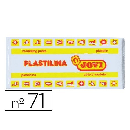 PLASTILINA JOVI 71 BLANCO -UNIDAD -TAMAÑO MEDIANO