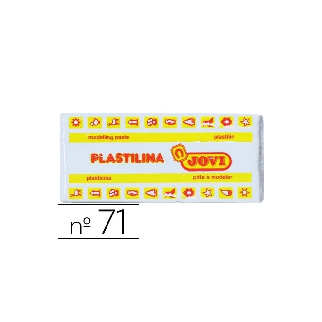 PLASTILINA JOVI 71 BLANCO -UNIDAD -TAMAÑO MEDIANO