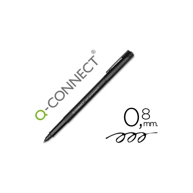 ROTULADOR Q-CONNECT RETROPROYECCION PUNTA FIBRA MEDIA REDONDA 0.8 M...
