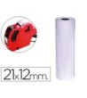 ETIQUETAS Q-CONNECT BLANCA 21 X 12 MM LISA -ROLLO 1000 ETIQUETAS PA...