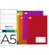 LIBRETA LIDERPAPEL WRITE A5 32 HOJAS 60G/M2CUADRO PAUTA 4ª 3.5MM CO...