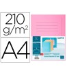 SUBCARPETA CARTULINA CON 3 SOLAPAS EXACOMPTA DIN A4 IMPRESA ROSA 21...