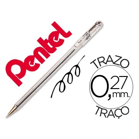 BOLIGRAFO PENTEL BK-77 A NEGRO
