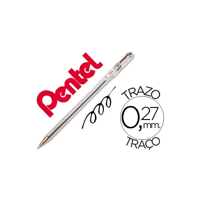 BOLIGRAFO PENTEL BK-77 A NEGRO