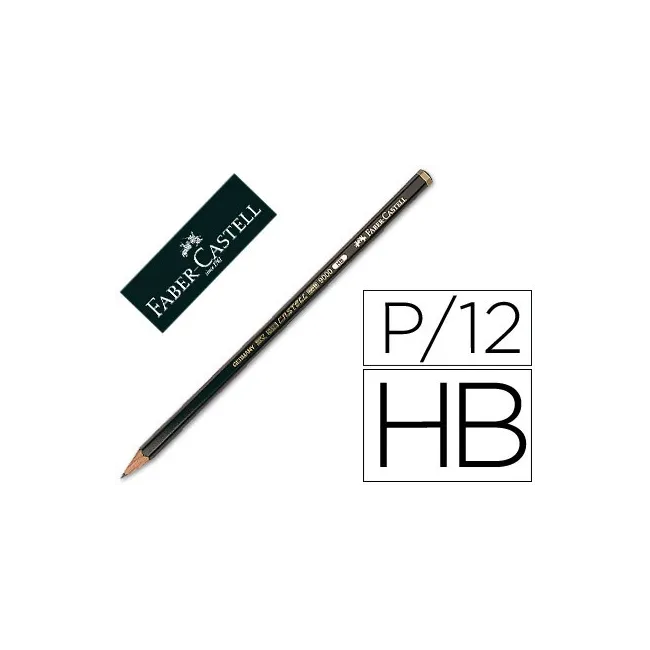 LAPICES DE GRAFITO FABER 9000 HB -UNIDAD