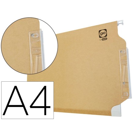 CARPETA COLGANTE GIO DIN A4 VISOR LATERAL TAMAÑO 330X275X345 MM