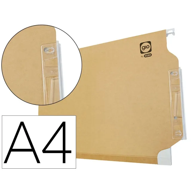 CARPETA COLGANTE GIO DIN A4 VISOR LATERAL TAMAÑO 330X275X345 MM