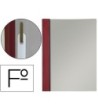 CARPETA DOSSIER FASTENER PVC ESSELTE FOLIO BURDEOS