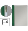 CARPETA DOSSIER FASTENER PVC ESSELTE FOLIO VERDE