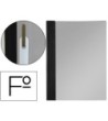 CARPETA DOSSIER FASTENER PVC ESSELTE FOLIO NEGRO