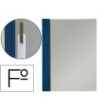 CARPETA DOSSIER FASTENER PVC ESSELTE FOLIO AZUL MARINO