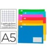 LIBRETA LIDERPAPEL WRITE A5 APAISADO 32 HOJAS 60G/M2 CUADRO 6 MM CO...