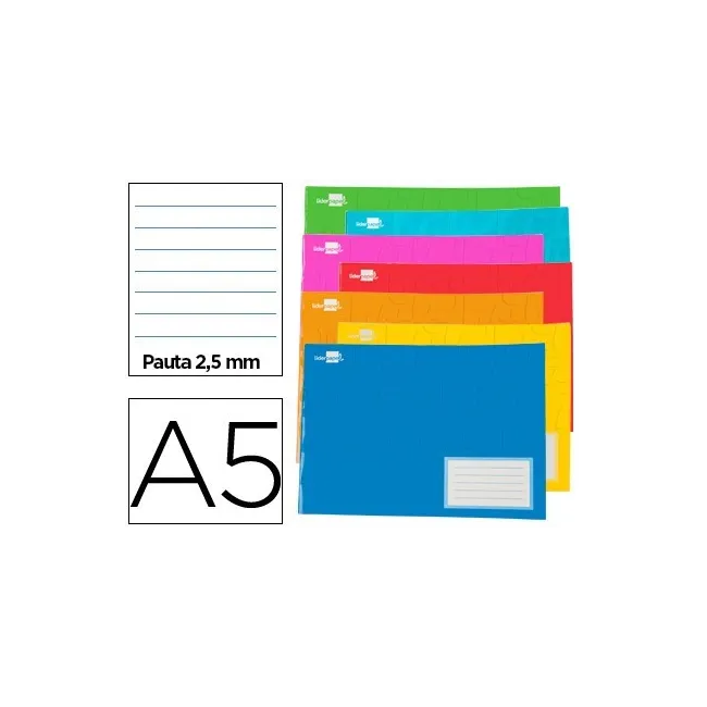 LIBRETA LIDERPAPEL WRITE A5 APAISADA 32H 60G/M2 PAUTA 2,5 MM CON MA...