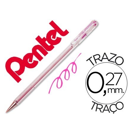 BOLIGRAFO PENTEL BK-77 P ROSA