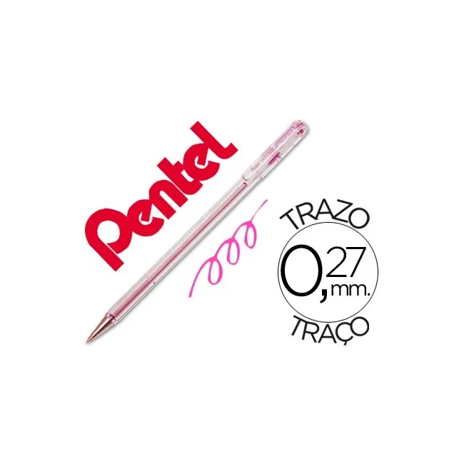 BOLIGRAFO PENTEL BK-77 P ROSA