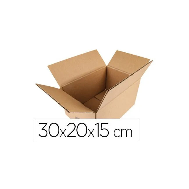 CAJA PARA EMBALAR Q-CONNECT AMERICANA MEDIDAS 300X200X150 MM ESPESO...
