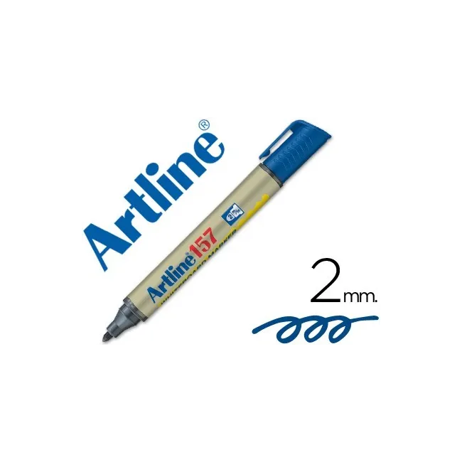 ROTULADOR ARTLINE PIZARRA EK-157 AZUL -PUNTA REDONDA 2 MM