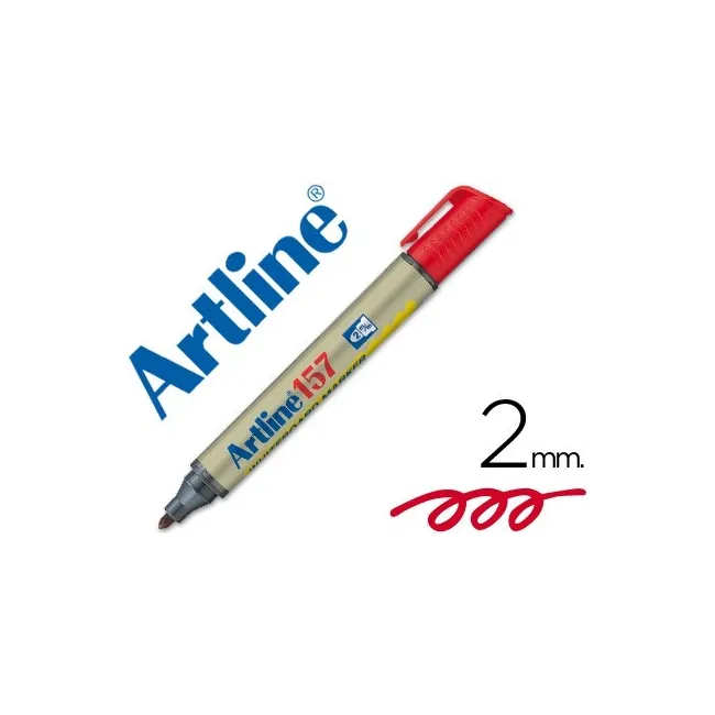 ROTULADOR ARTLINE PIZARRA EK-157 ROJO -PUNTA REDONDA 2 MM
