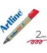 ROTULADOR ARTLINE PIZARRA EK-157 ROJO -PUNTA REDONDA 2 MM