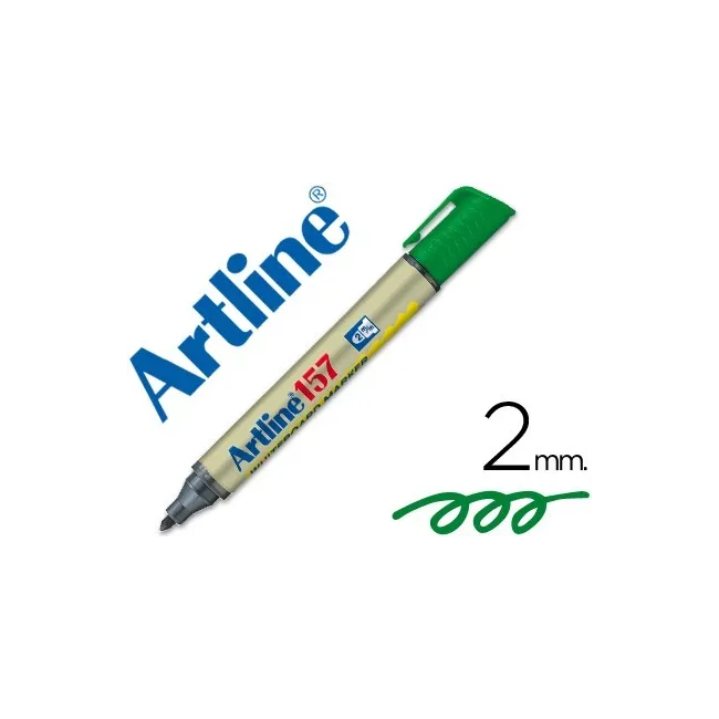 ROTULADOR ARTLINE PIZARRA EK-157 VERDE -PUNTA REDONDA 2 MM