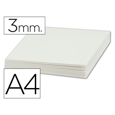 CARTON PLUMA LIDERPAPEL DOBLE CARA DIN A4 ESPESOR 3 MM