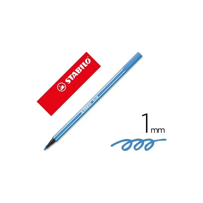ROTULADOR STABILO ACUARELABLE PEN 68 AZUL OSCURO 1 MM