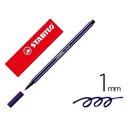 ROTULADOR STABILO ACUARELABLE PEN 68 AZUL PRUSIA 1 MM