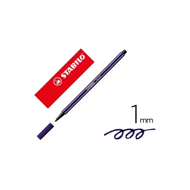 ROTULADOR STABILO ACUARELABLE PEN 68 AZUL PRUSIA 1 MM