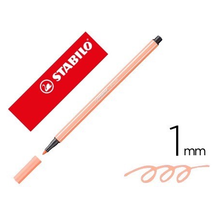 ROTULADOR STABILO ACUARELABLE PEN 68 CARNE CLARO 1 MM