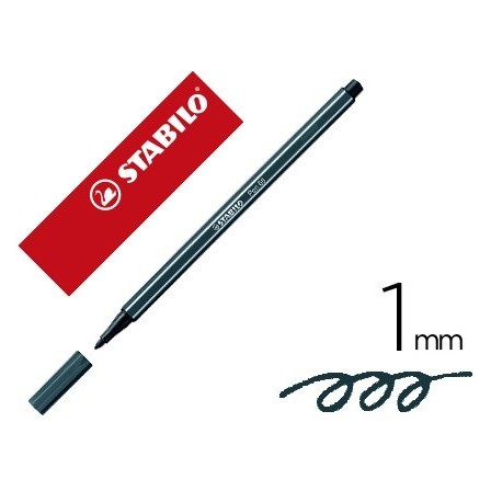 ROTULADOR STABILO ACUARELABLE PEN 68 GRIS AZULADO INTENSO 1 MM
