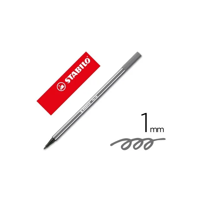 ROTULADOR STABILO ACUARELABLE PEN 68 GRIS AZULADO MEDIO 1 MM