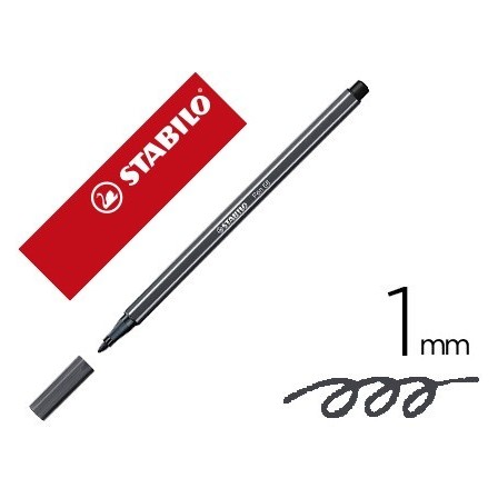 ROTULADOR STABILO ACUARELABLE PEN 68 GRIS PAYNES 1 MM