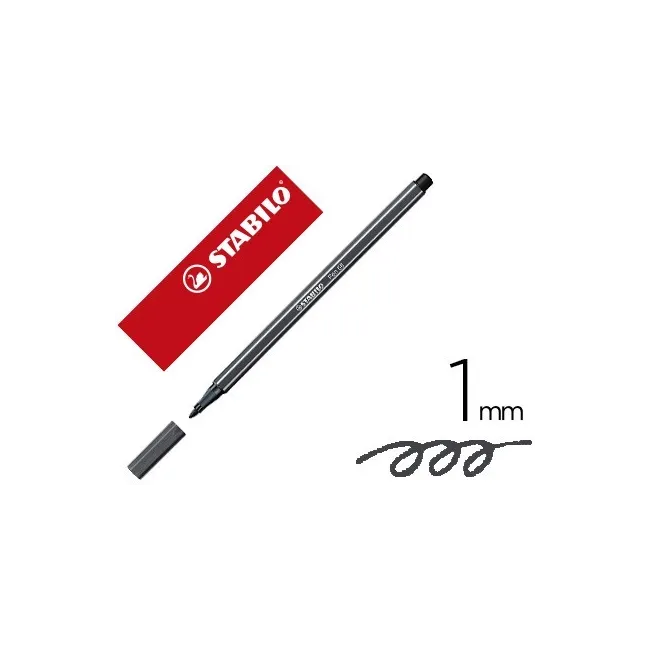 ROTULADOR STABILO ACUARELABLE PEN 68 GRIS PAYNES 1 MM