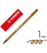 ROTULADOR STABILO ACUARELABLE PEN 68 MARRON 1 MM