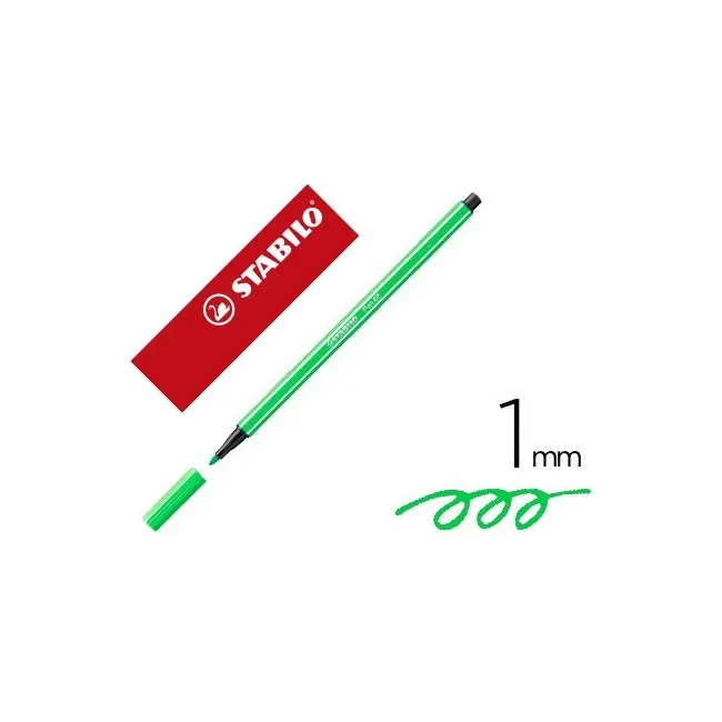 ROTULADOR STABILO ACUARELABLE PEN 68 ESMERALDA CLARO 1 MM