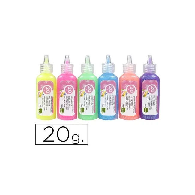 PURPURINA PEGAMENTO LIDERPAPEL FANTASIA COLORES METALICOS PASTELES ...