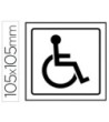 PICTOGRAMA SYSSA SEÑAL DE MINUSVALIDOS EN PVC 105X105 MM